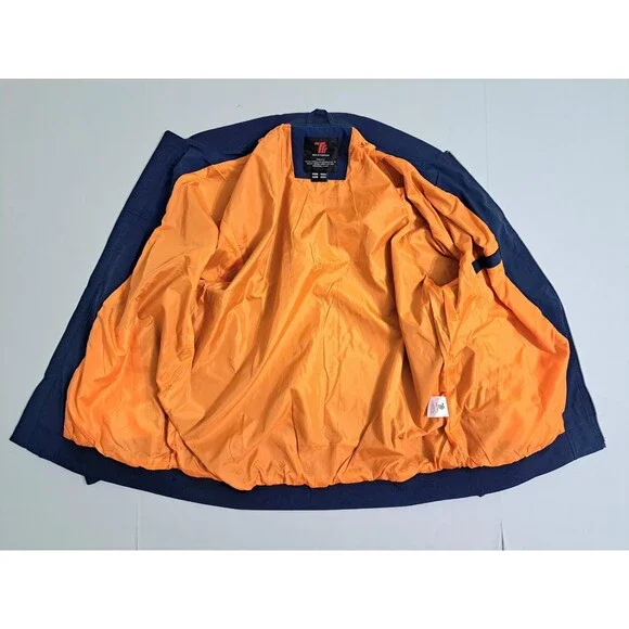 TBY Outdoor Basic Jacket Zip Coat Men's Large Blue Travels Together With You TRR - Picture 6 of 11